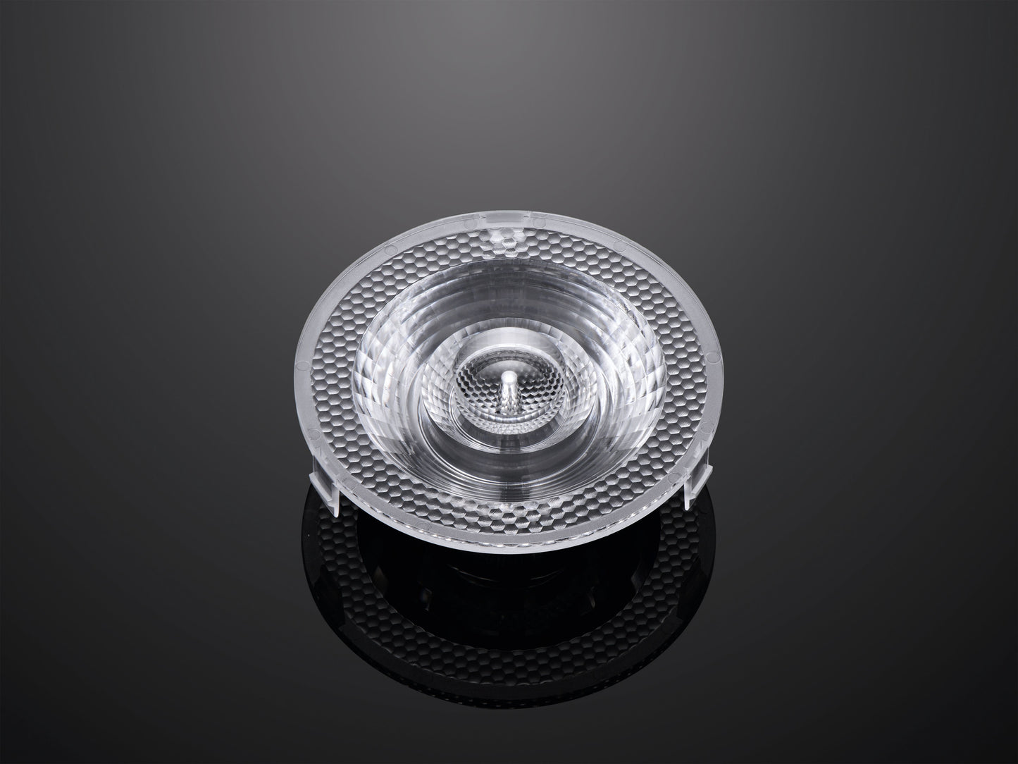 COB Spotlight lens 76mm diameter optical lens for commercial lighting