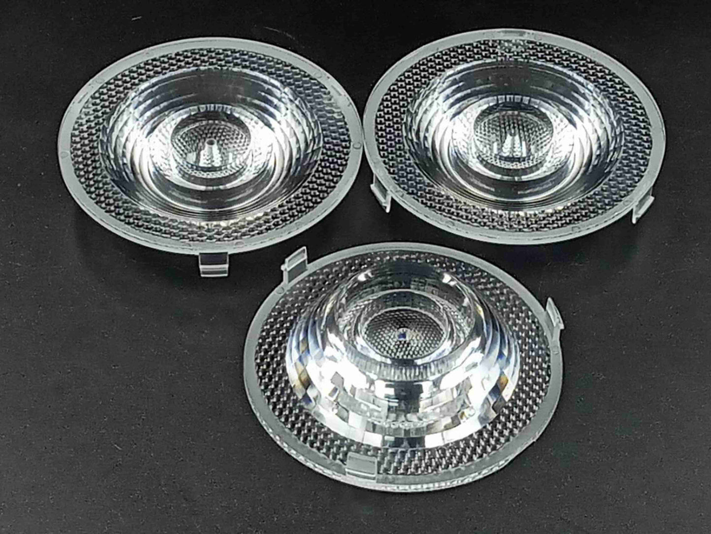 COB Spotlight lens 76mm diameter optical lens for commercial lighting