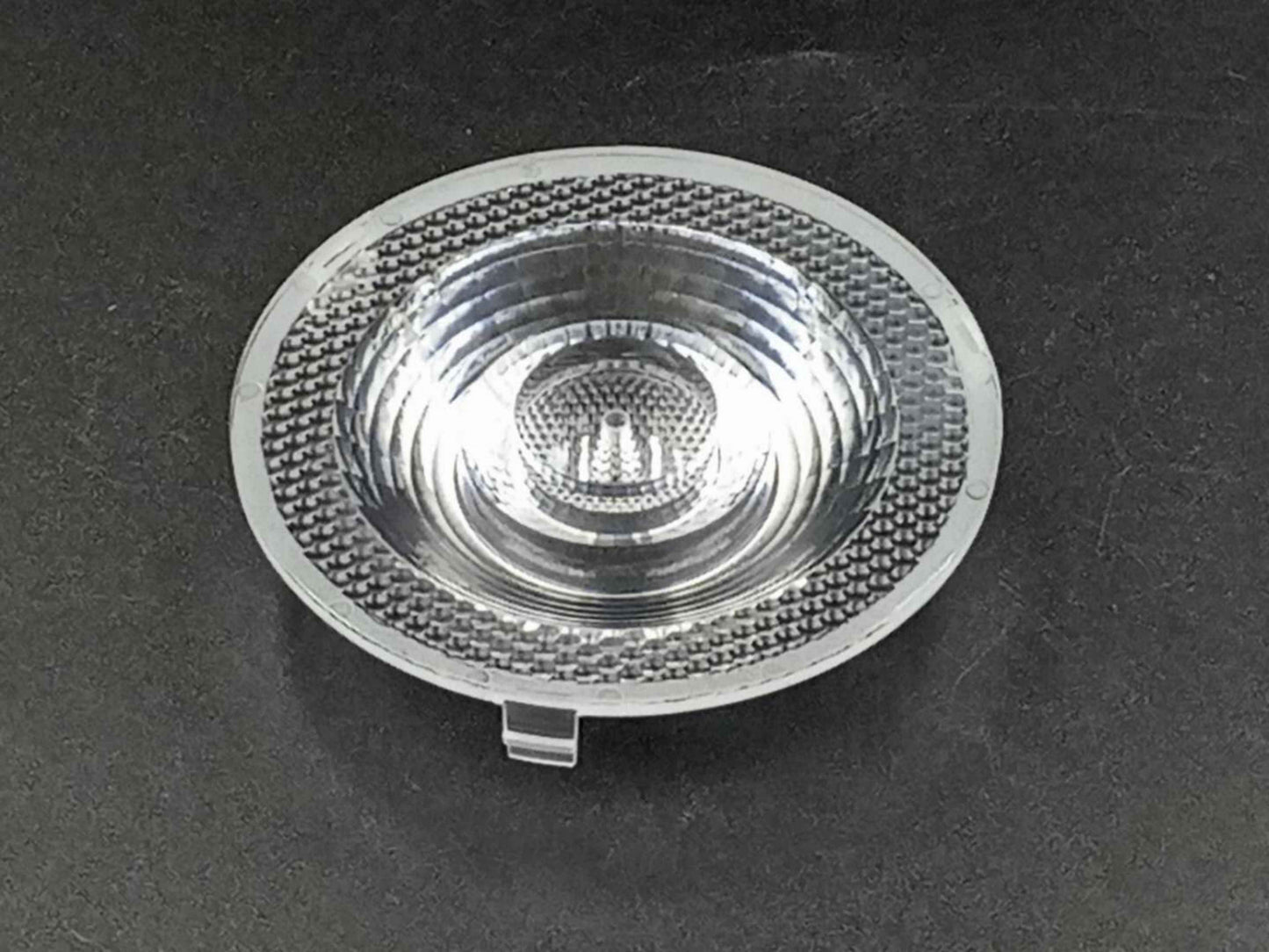 COB Spotlight lens 76mm diameter optical lens for commercial lighting