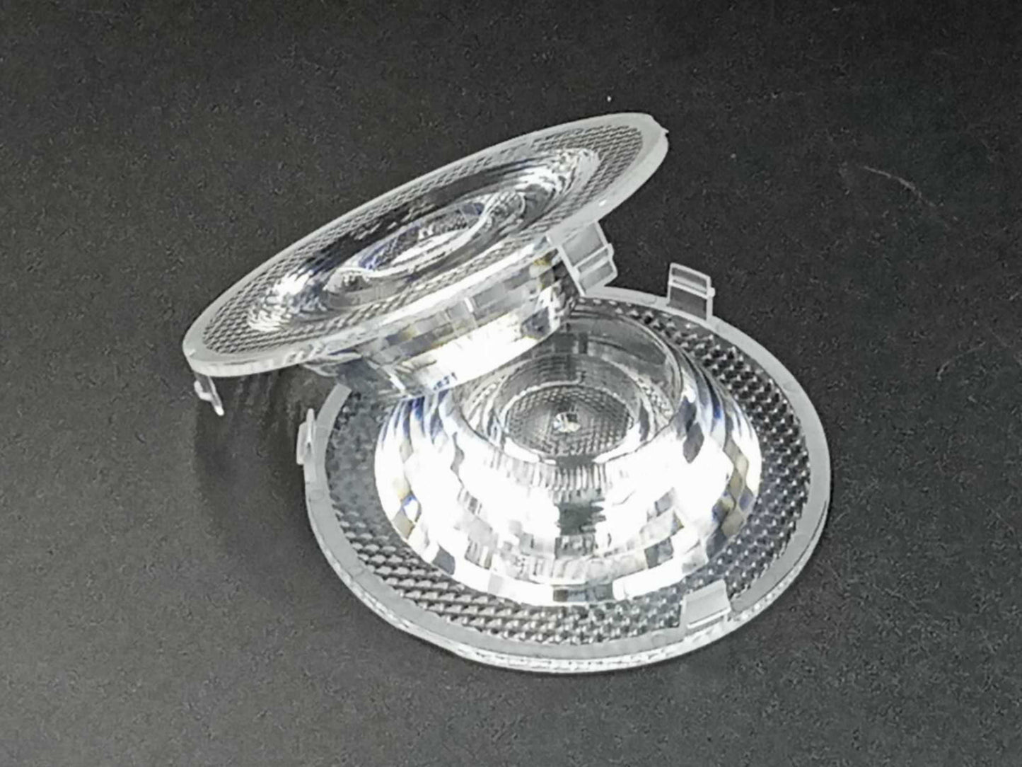 COB Spotlight lens 76mm diameter optical lens for commercial lighting