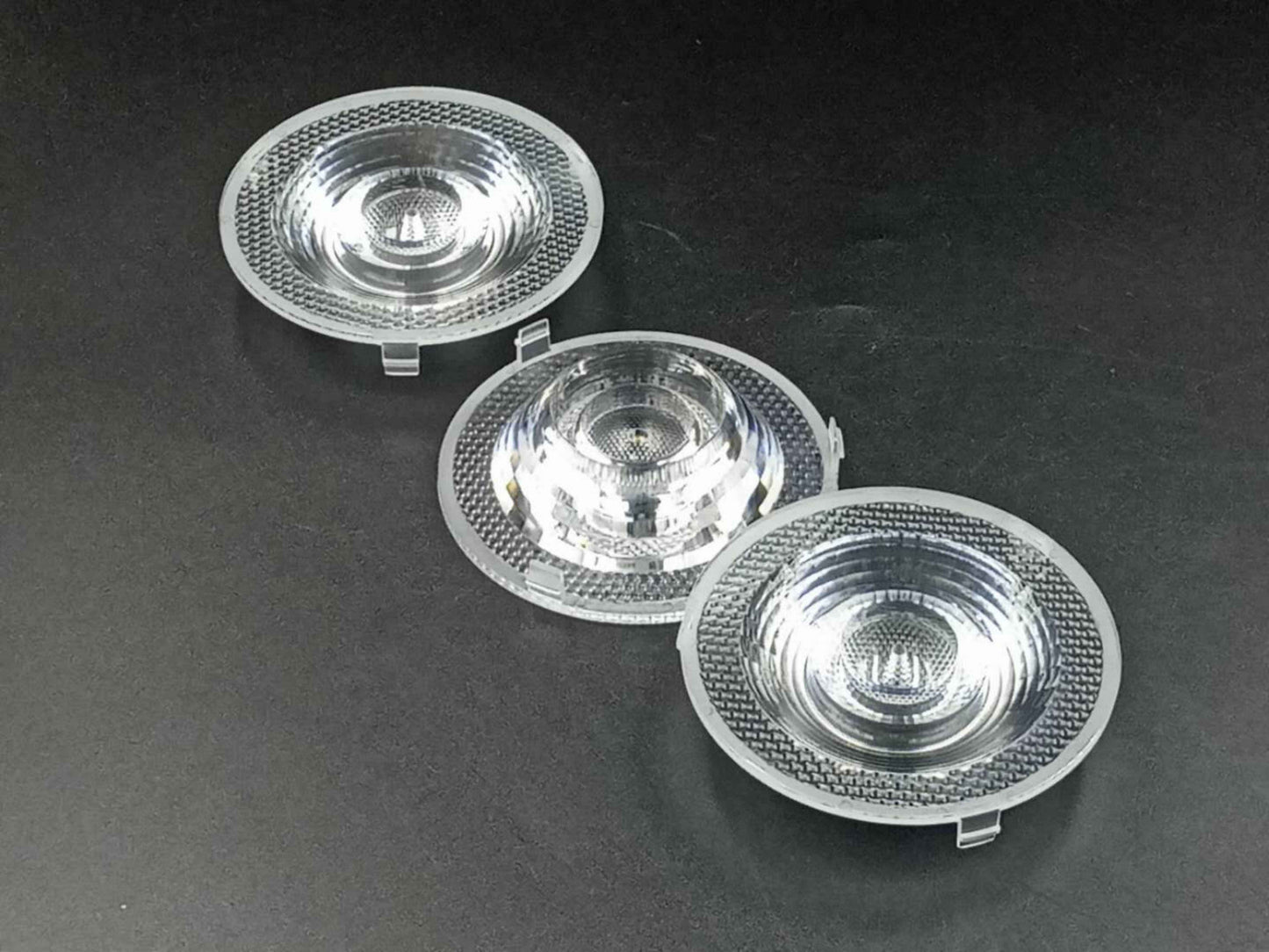 COB Spotlight lens 76mm diameter optical lens for commercial lighting