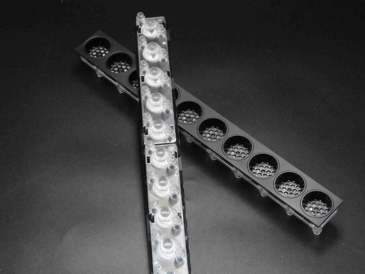 3030 3535 led Optical Lens Manufacturer Narrow Degree Light 10 In 1 Led grid Reflectors