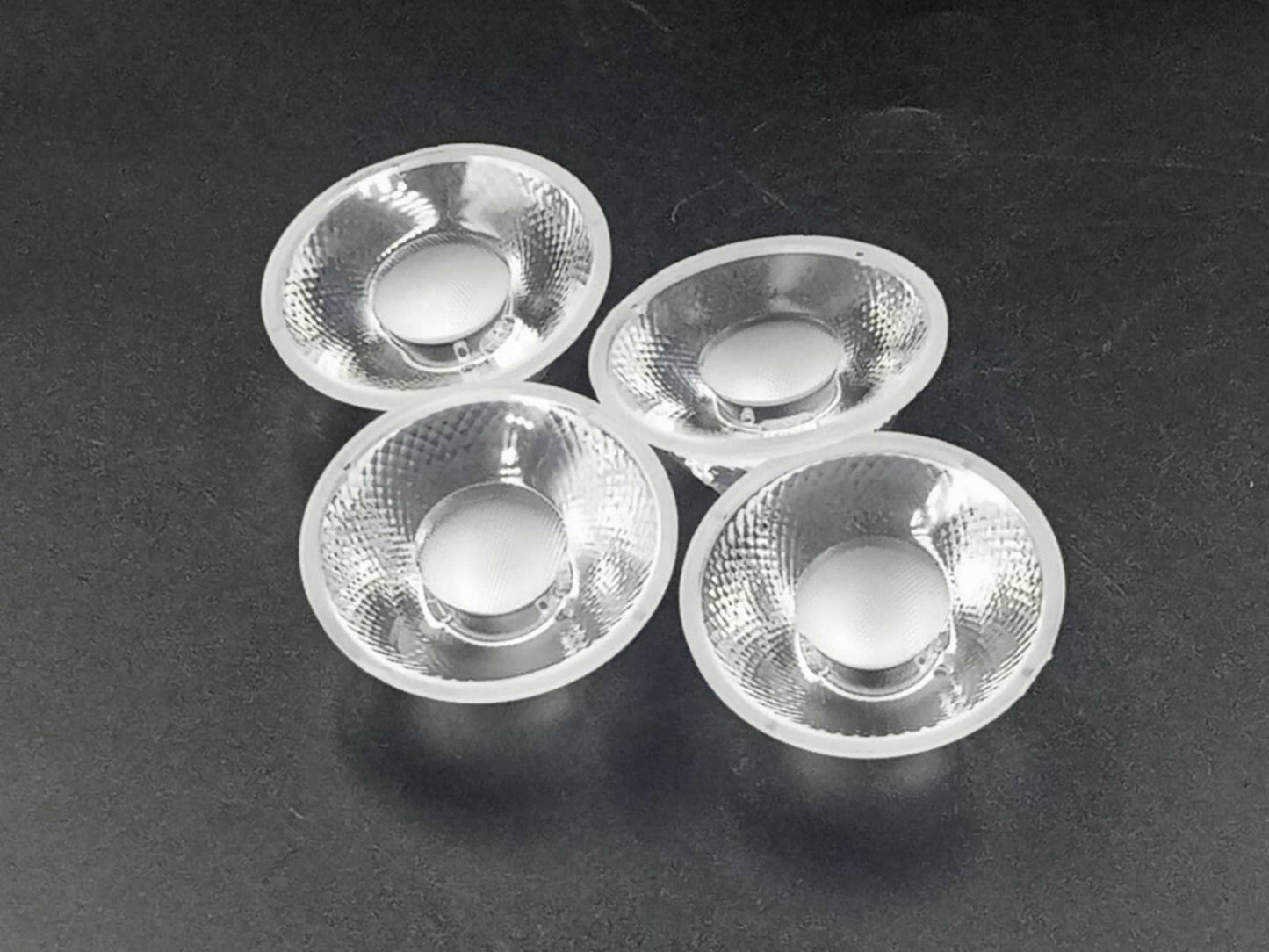 43 mm Hochleistungs-LED-Optik-Einzellinse für COB-LED-Spotlight-Linsenfabrik