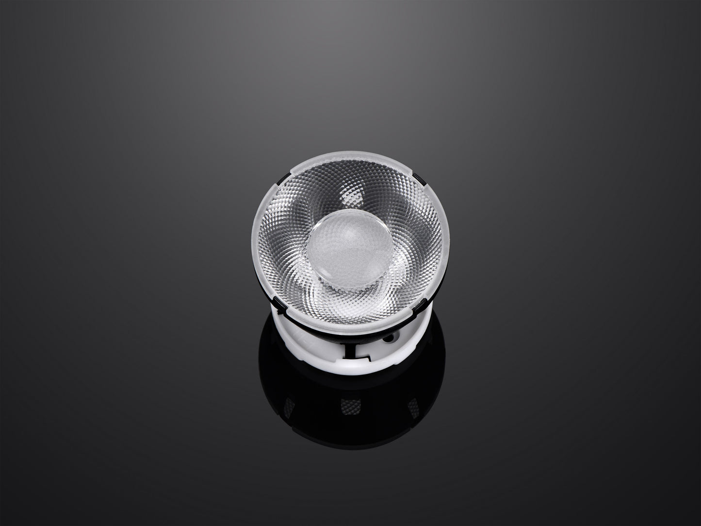 55 mm 15 24 36 stupňů OEM LED vnitřní světelná čočka Cob Lens výroba ledil čoček