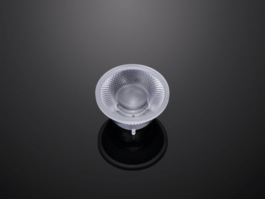 60mm cob lens 15 24 36 degree pmma cob lens customized led Spotlight lens