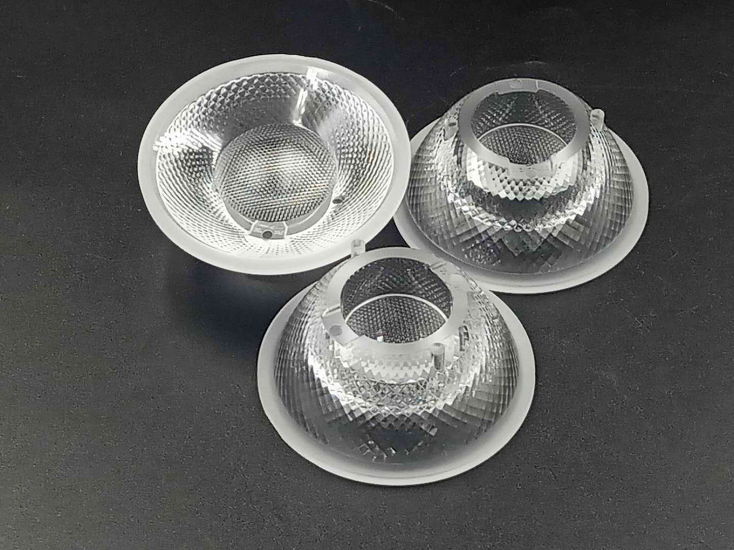 60mm cob lens 15 24 36 degree pmma cob lens customized led Spotlight lens