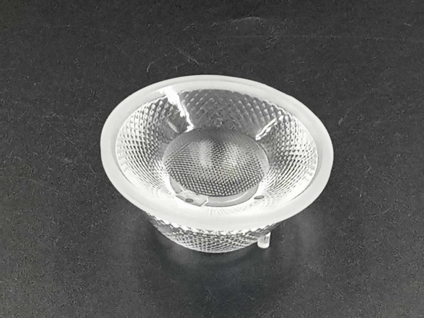 60mm cob lens 15 24 36 degree pmma cob lens customized led Spotlight lens
