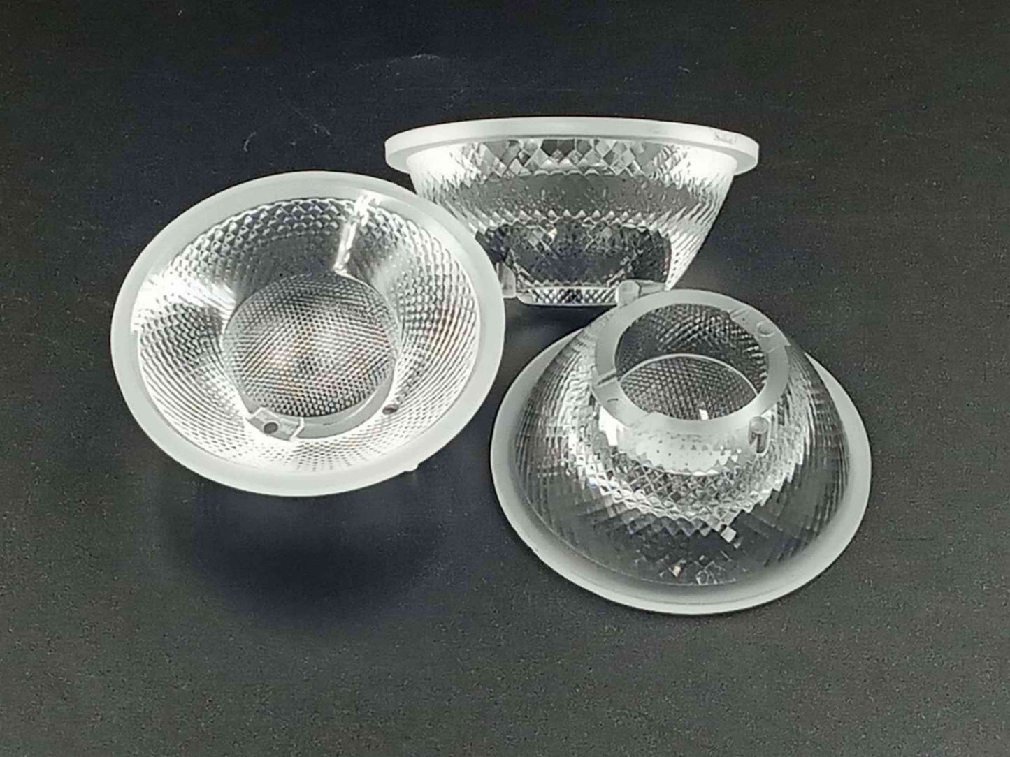 60mm cob lens 15 24 36 degree pmma cob lens customized led Spotlight lens