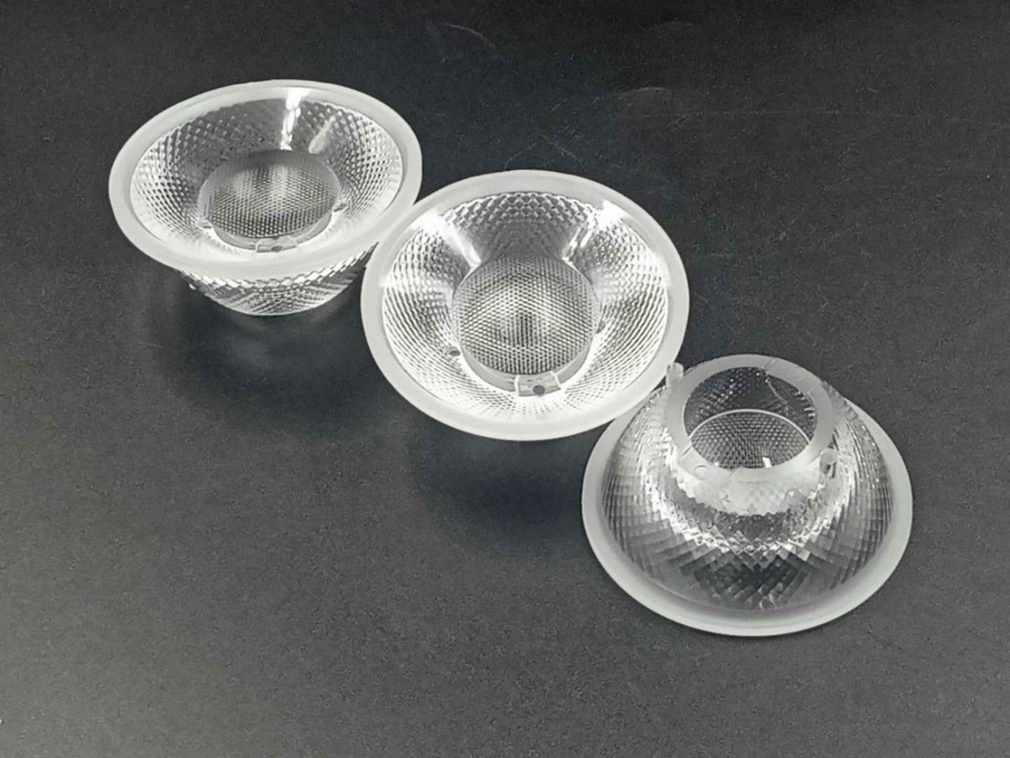 60mm cob lens 15 24 36 degree pmma cob lens customized led Spotlight lens