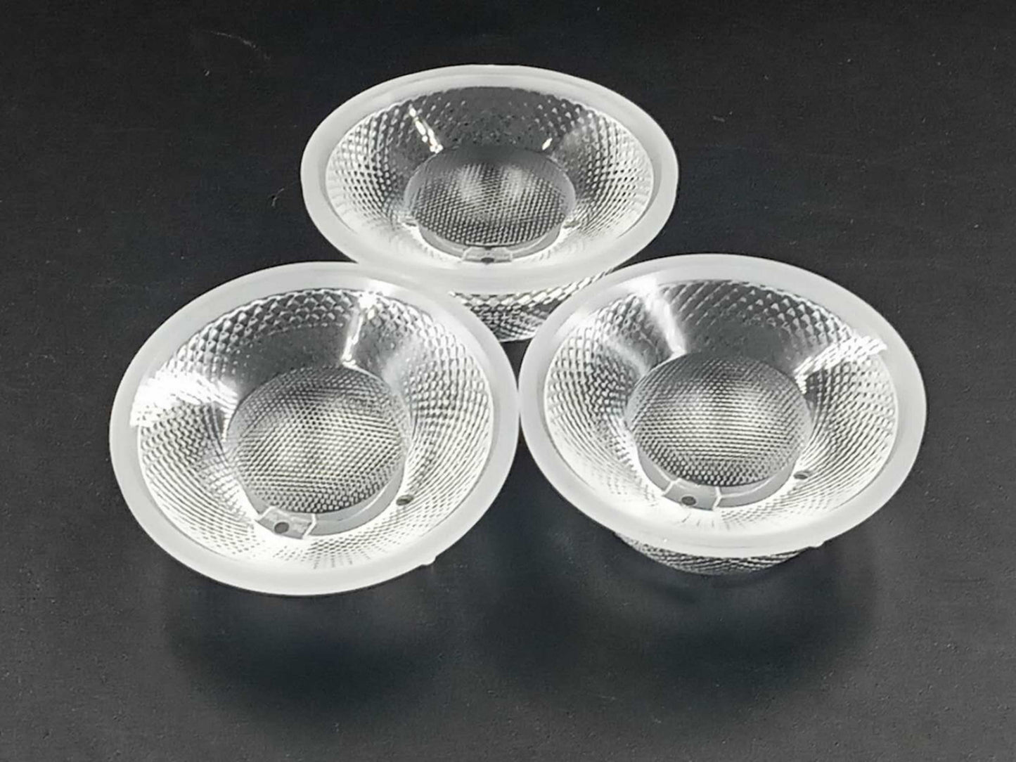 60mm cob lens 15 24 36 degree pmma cob lens customized led Spotlight lens