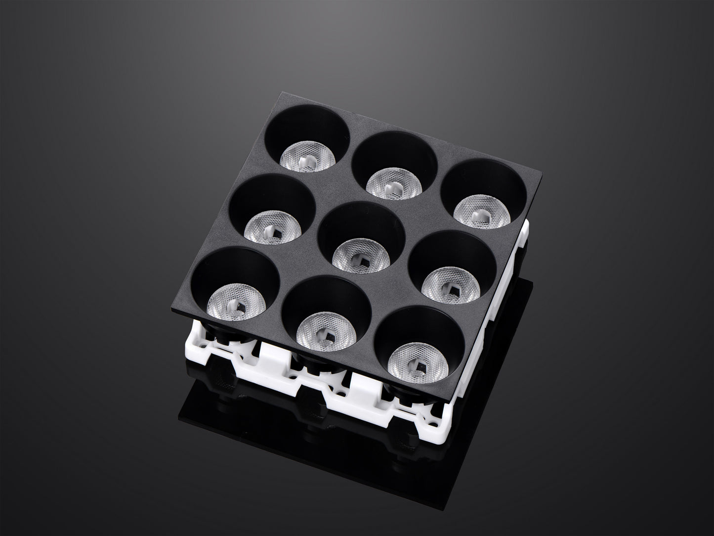 Lentille d'éclairage de piste magnétique 9 en 1 Fabrication de lentilles de 90 mm à 24 degrés (1)