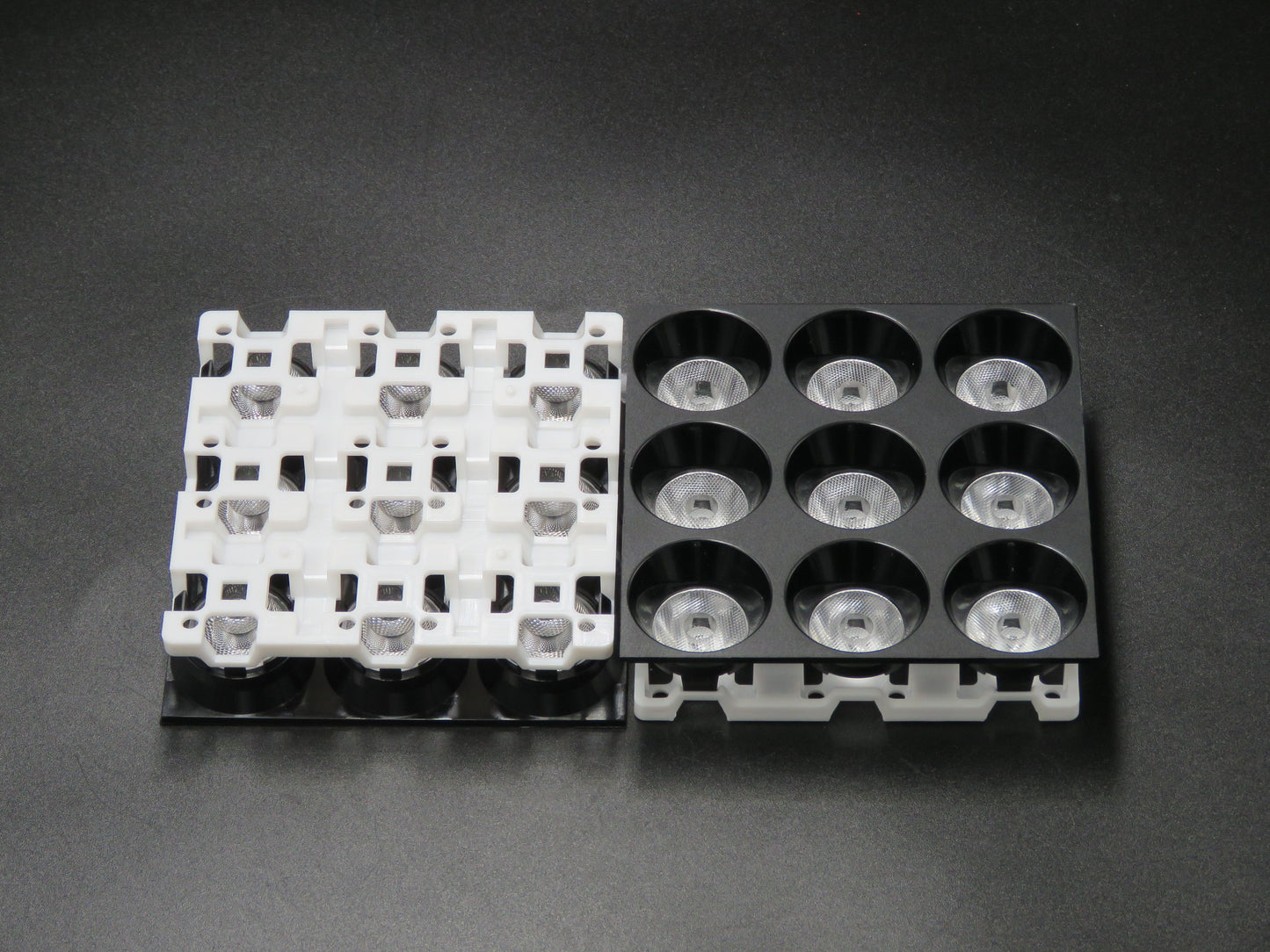 Osvětlovací čočka s magnetickým pásem 9 v 1 90 mm 24stupňová čočka Výroba čočky (4)