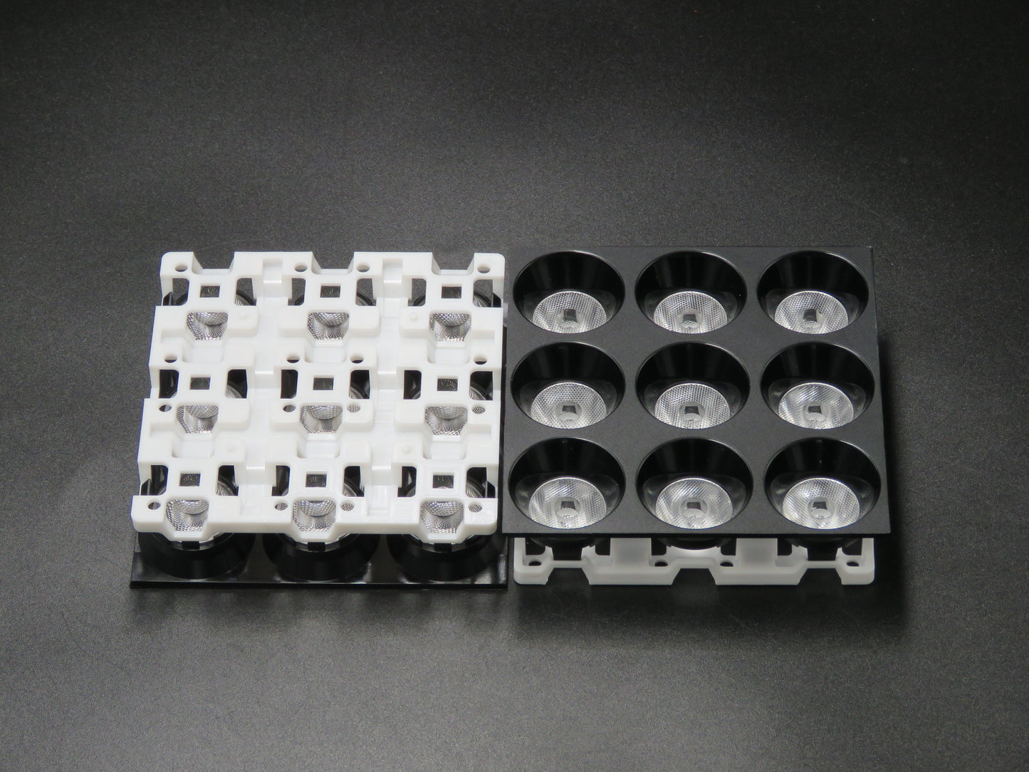 9 in 1 magneettirata valaistuslinssi 90 mm 24 astetta linssin valmistus (4)