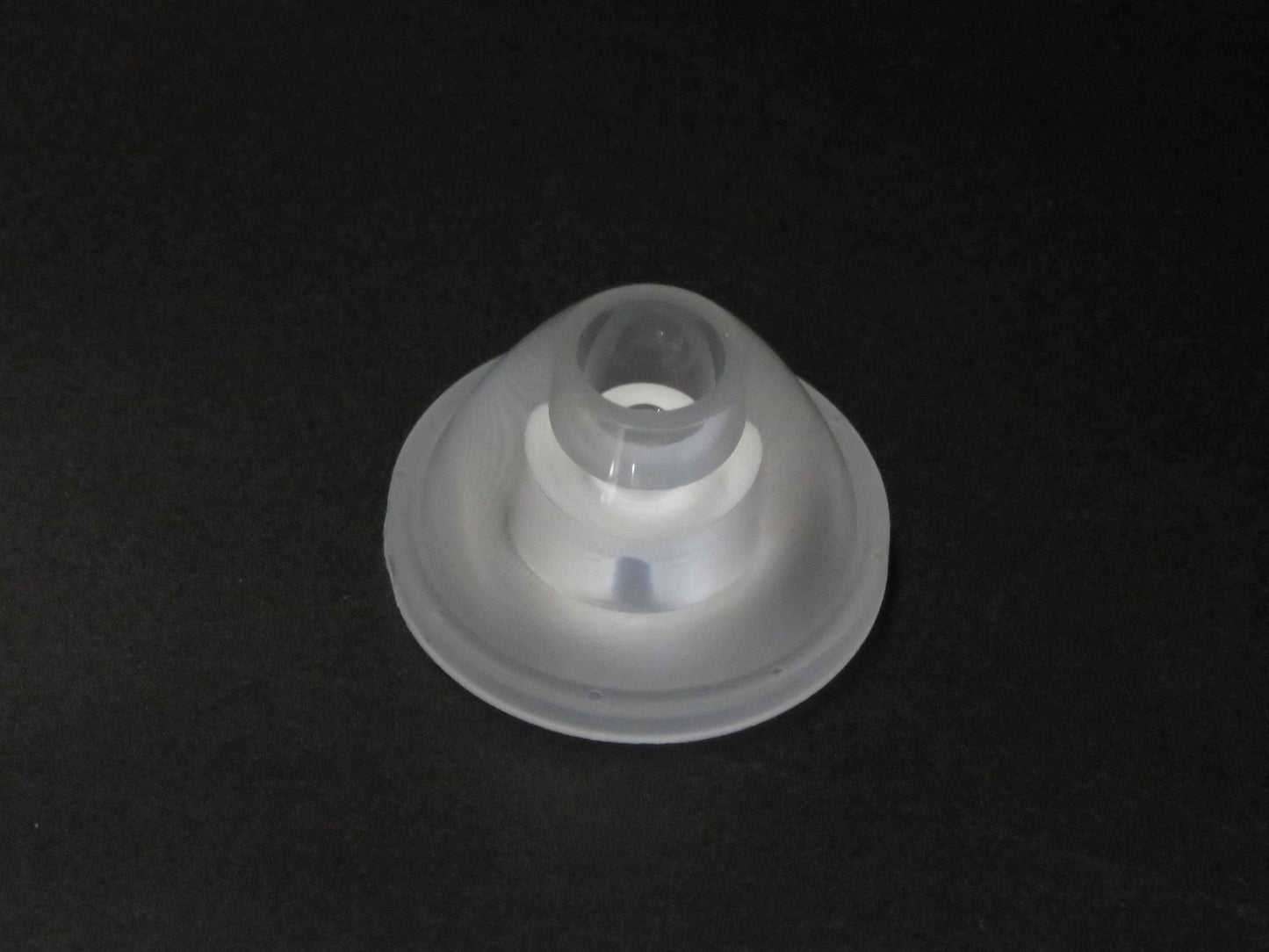 Прозрачно акрилно търговско осветление Точкова оптична леща за миене на стена Пластмасова COB лампа Леща
