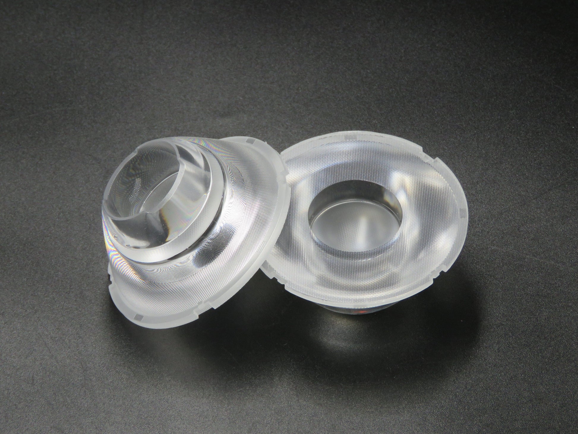 Factory 69mm pmma lens led downlight lenses for led light with holders  (3)