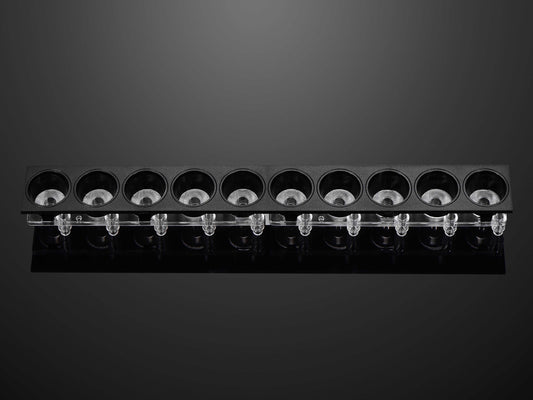 High Quality Linear Lighting Profile Optical PMMA PC Led Linear Lens 24 36 Degree Led Reflector