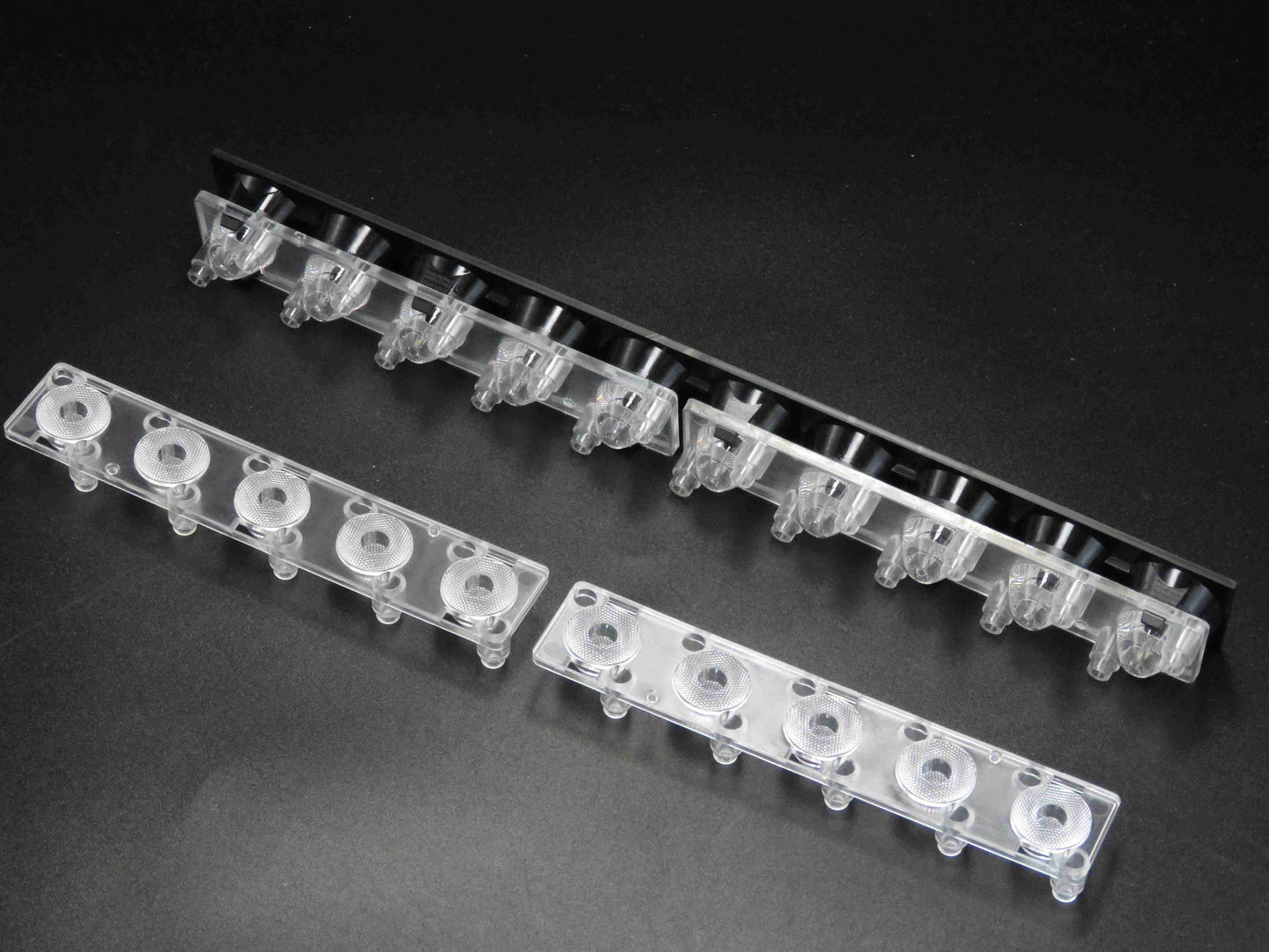 High Quality Linear Lighting Profile Optical PMMA PC Led Linear Lens 24 36 Degree Led Reflector