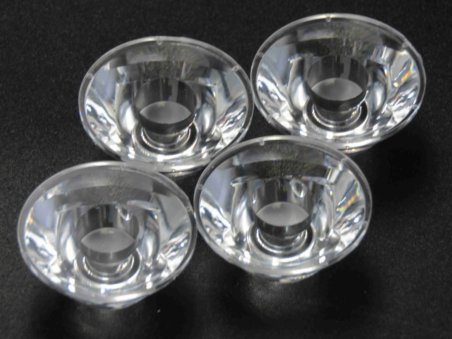 Висококачествен 3535 външен LED обектив LED оптични лещи PMMA поток фенерче Доставяне на обектив