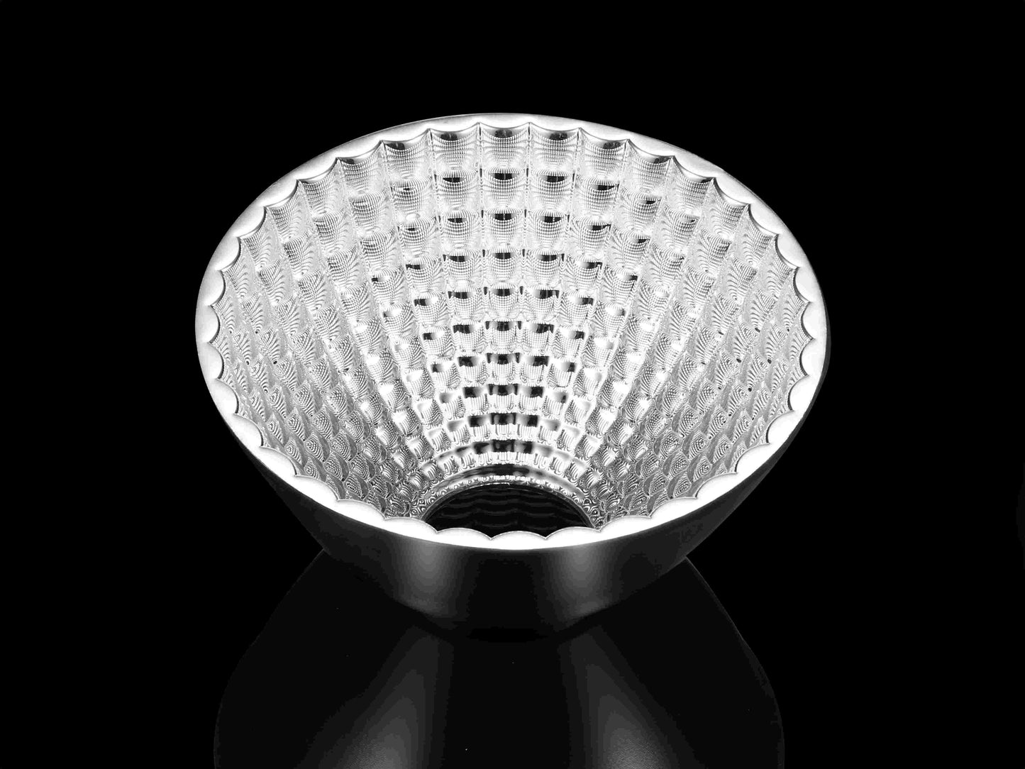 Optische reflektierende Abdeckung 60 mm Lampe Cup-Produktion reflektierende Abdeckung Cob-LED-Reflektoren