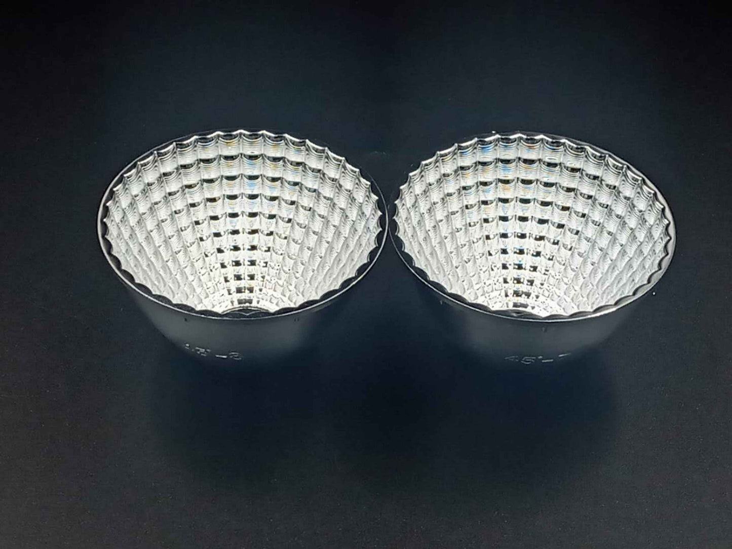 Optische reflektierende Abdeckung 60 mm Lampe Cup-Produktion reflektierende Abdeckung Cob-LED-Reflektoren