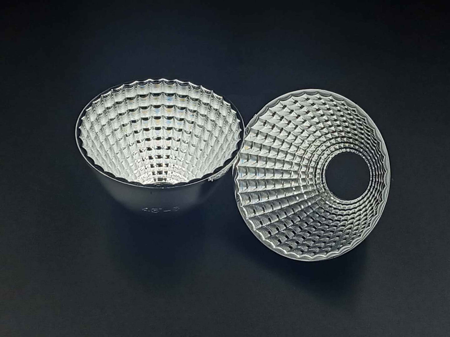 Optische reflektierende Abdeckung 60 mm Lampe Cup-Produktion reflektierende Abdeckung Cob-LED-Reflektoren