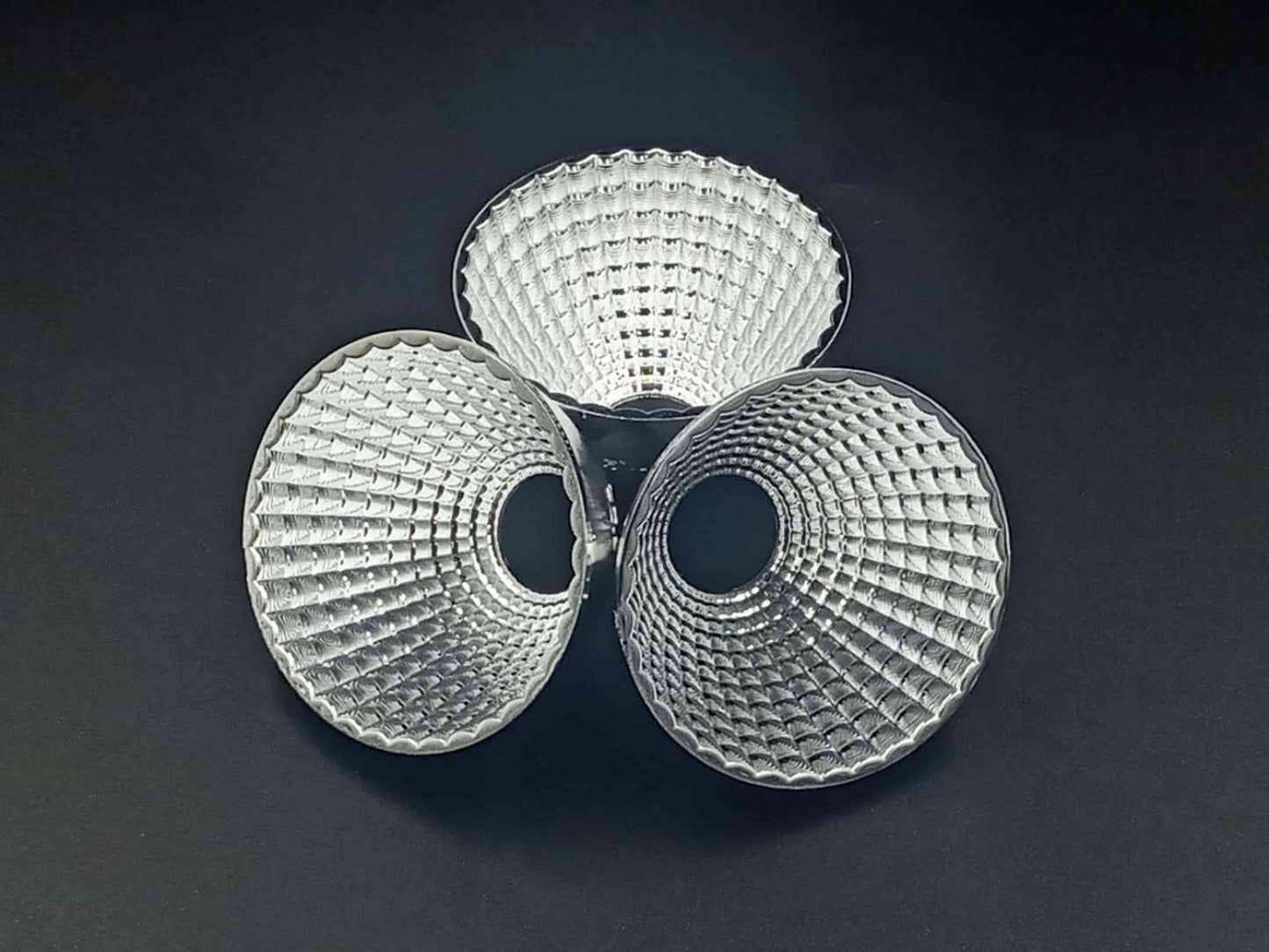 Optische reflektierende Abdeckung 60 mm Lampe Cup-Produktion reflektierende Abdeckung Cob-LED-Reflektoren