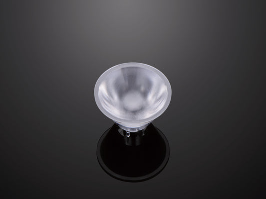ผู้ผลิตเลนส์ PMMA พลาสติกออปติก โคมไฟอุตสาหกรรมเชิงพาณิชย์ LED Spotlight COB Lens