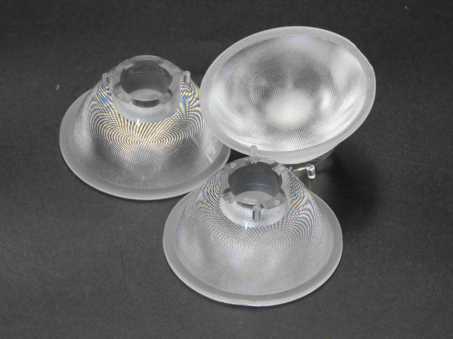 Výrobce čoček PMMA Optický plast Komerční Průmyslové osvětlení Led Spotlight COB Lens