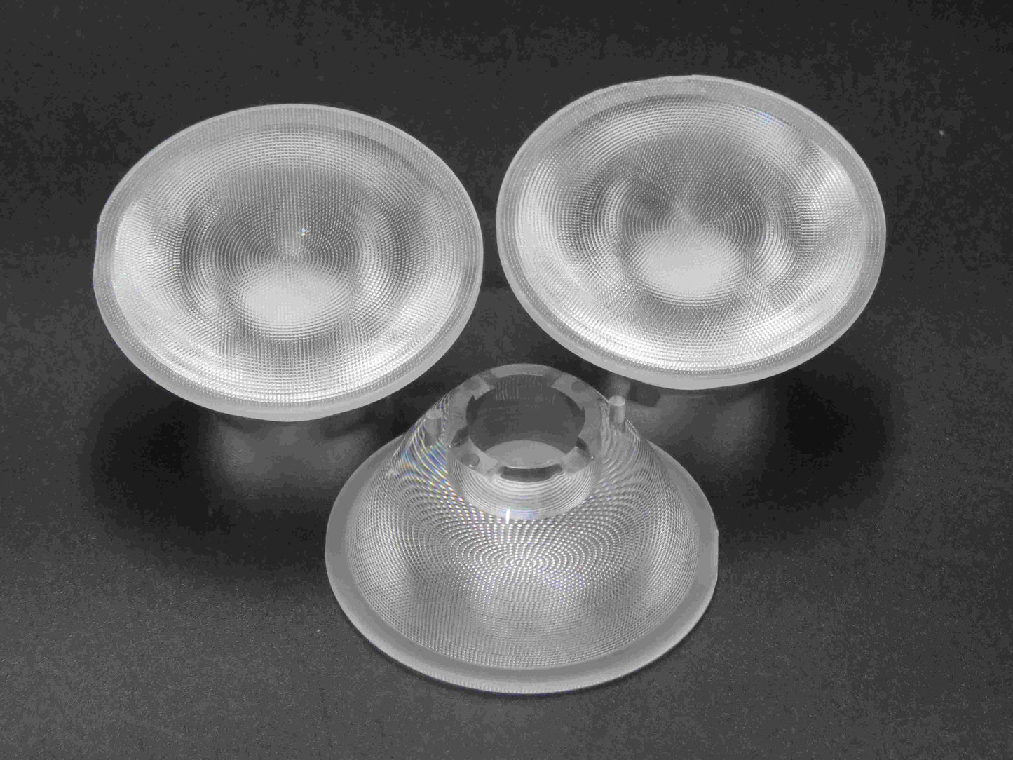 Výrobce čoček PMMA Optický plast Komerční Průmyslové osvětlení Led Spotlight COB Lens
