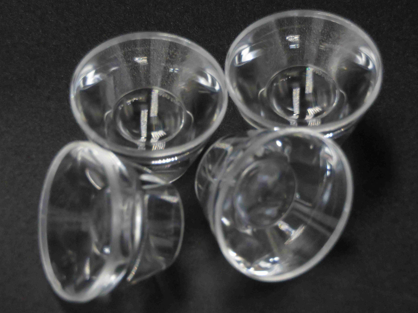 TIR Lens Reflector Collimator 6-60 درجة عدسة بصريات مصباح يدوي لمصباح LED