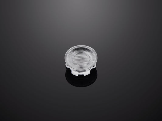 kereskedelmi fénylencse LED lencse Nagy hatékonyságú egységes fény Spot Ultravékony tükröződésmentes lencse gyár